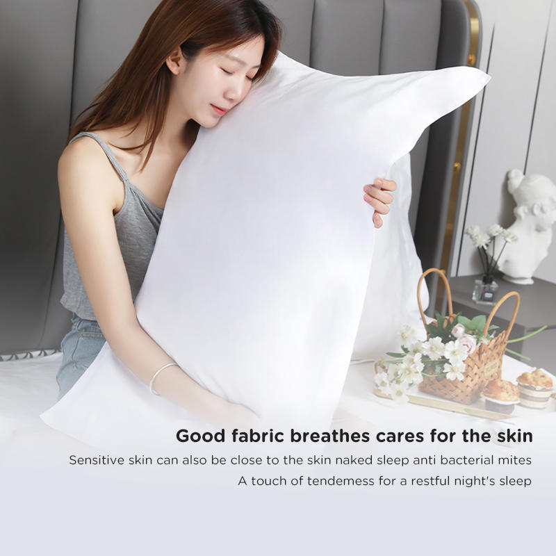 40*40s Polyester cotton satin hotel pillowcase